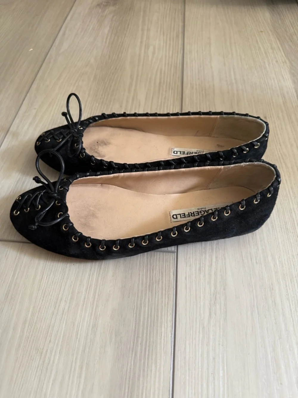 Karl Lagerfeld Ballet Flats Size 7.5